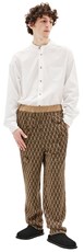 Doublet Brown Knitted Pants With DB MONOGRAM 199924
